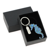 cheap engraved round sublimation metal keychain 30mm blanks
