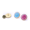 Customized Made Hard Enamel Printing Texts Company Logos Badges