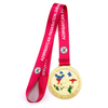 Factory Direct DIY Casting Animal Medal with Ribbon