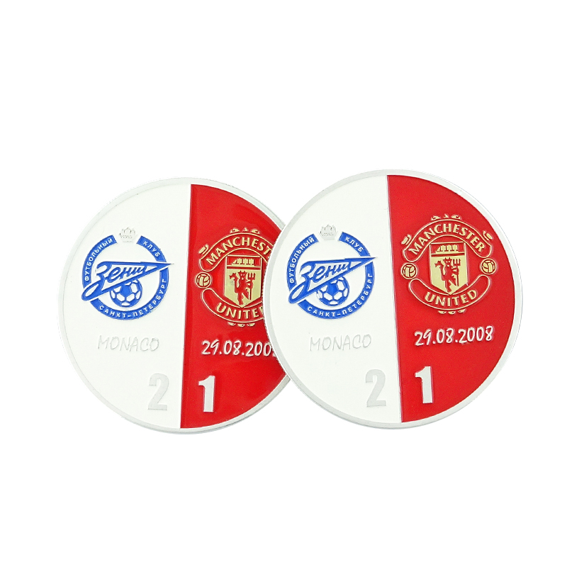 Coin Football Soccer Challenge Double Sided Coins Makers