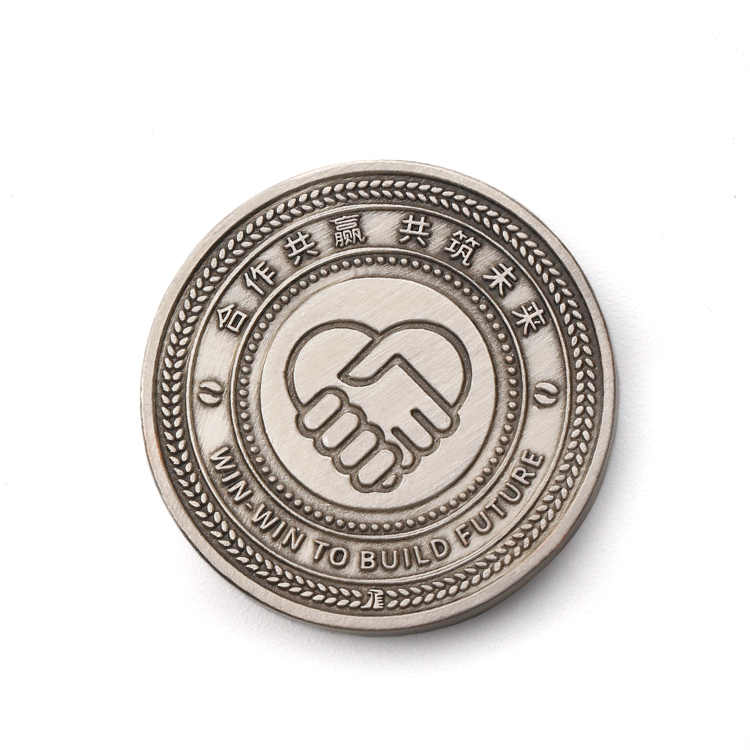 School Metal Souvenir High Quality Commemorative Gifts Theme Trolly Coin