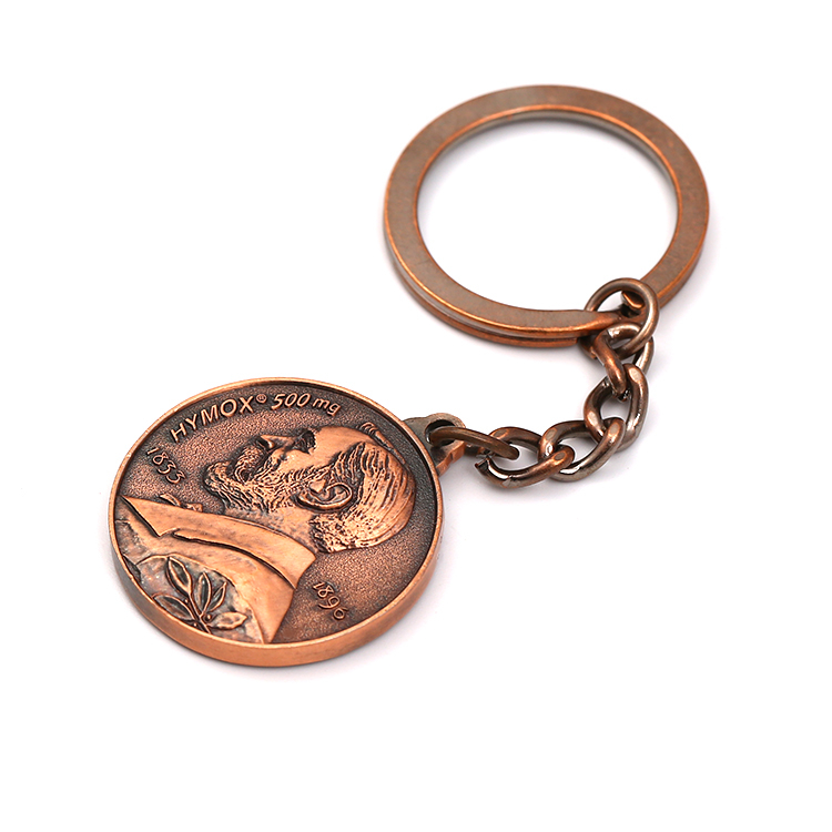 The Police House Shaped Bronze Special Keychains
