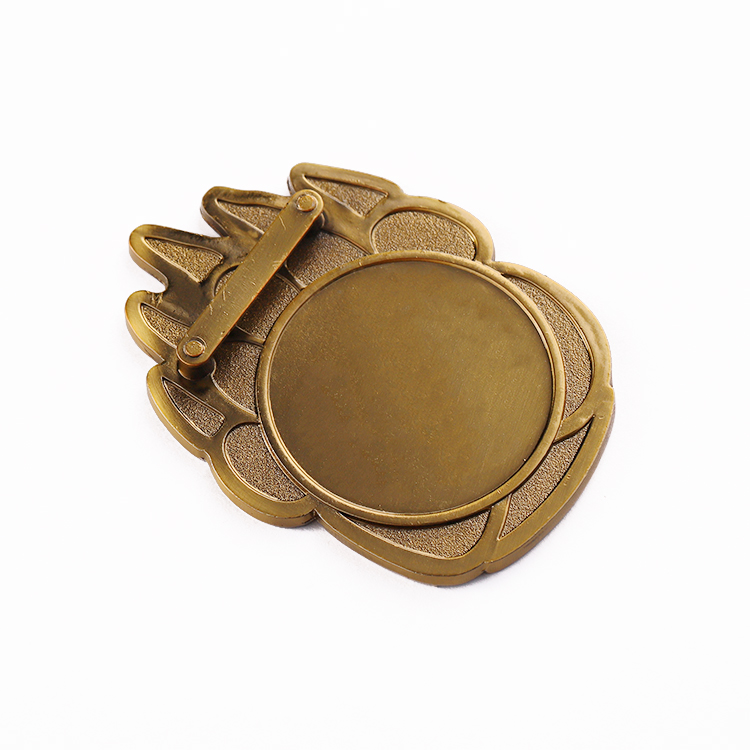 3 in 1 Swimming Antique Medallion Medal in Brass Bronze Gold Medals And Ribbons