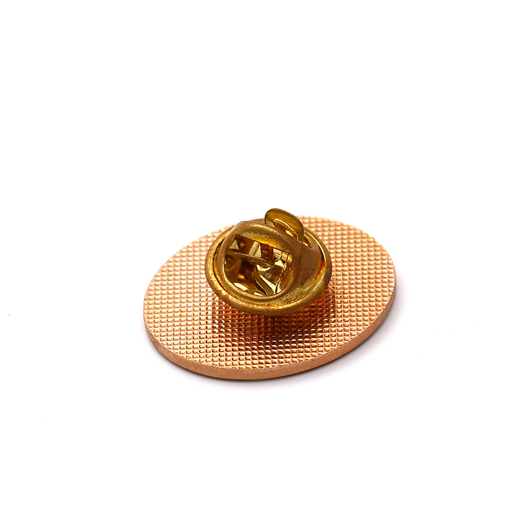 Brass Logo Anime Round Blank Badge 