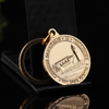 Metal Manufacturers Zinc Alloy Key Ring Gold Plate Keychain
