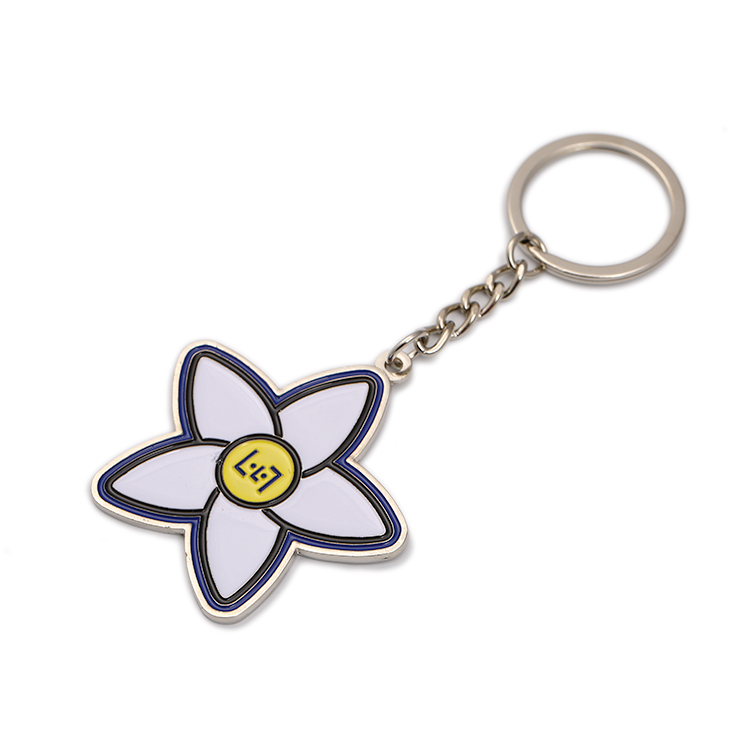 Star Shaped Starfish Keyring Cheap in Bulk Keychain Gift