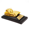 Customized 3D Tank model plating metal trophy with gift box