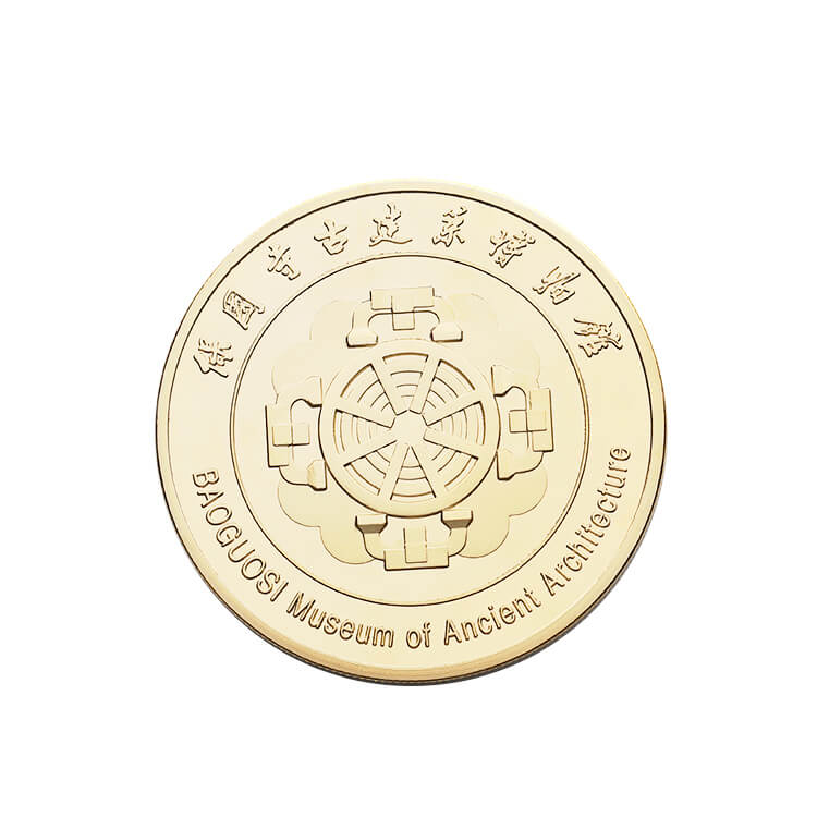 New Design Custom 24K Gold Plating Metal Challenge Coins