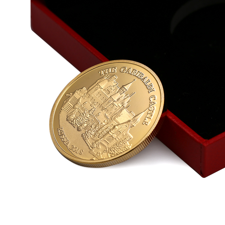 New Design Custom 24K Gold Plating Metal Challenge Coins