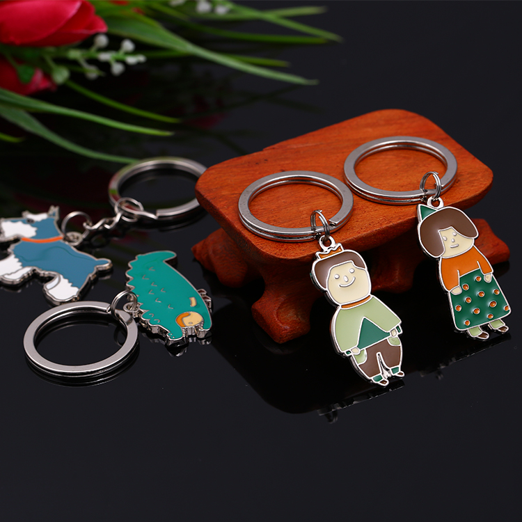 Animal Keyring 3d Key Chain Acrylic Custom Blank Lanyard Keychain