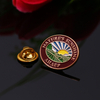 Brass Custom Logo Magnetic Name Badges Emblem Badge