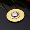 Gold Button Reel Anime Pin Badges Alloy School Circular Metal Badge