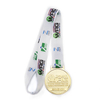 Custom 3 Part Sticker Malaysia Running Silver Metal Medal