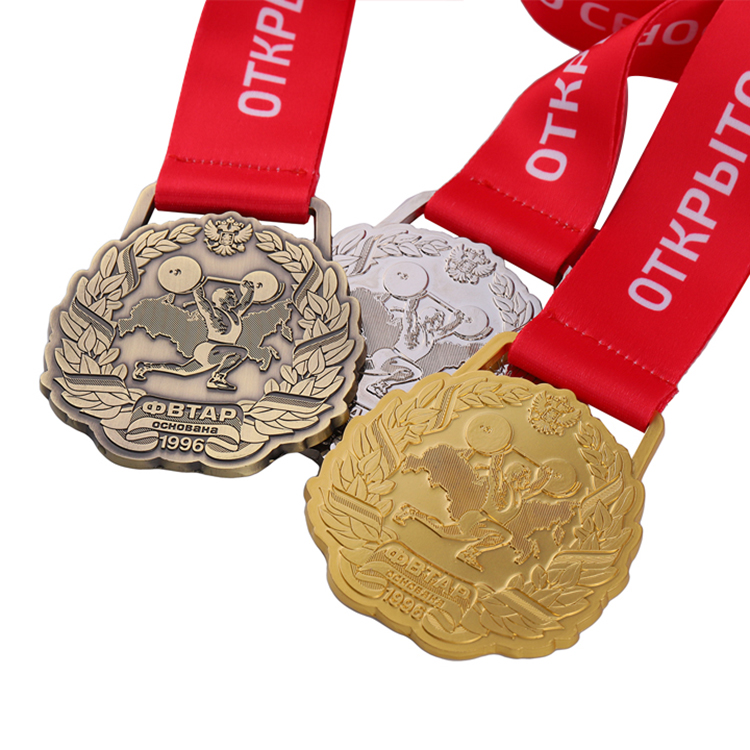 Medals for Mettle1st 2st 3st Alloy China Gold Silver Bronze Medal
