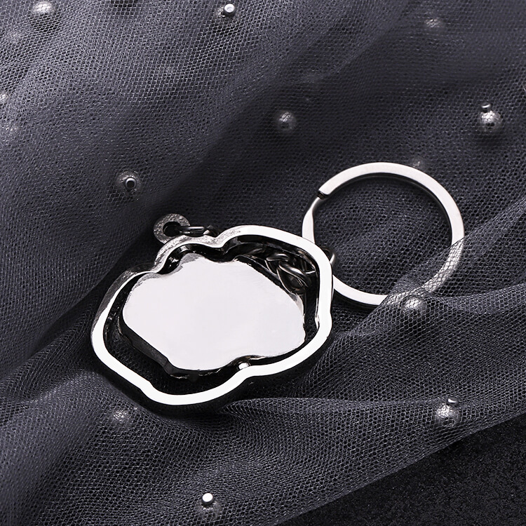 Rotating Custom Metal Auto Home Keychain