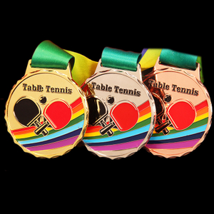 Stock Custom Cheap Blank Table Tennis Medal