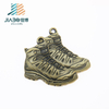 Wholesale Customised Shoes Shape 3d Bronze Plating Keyrings