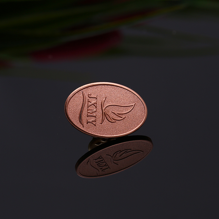 Prefect Custom Trading Pin Embossed Customizable Circular Metal Badge