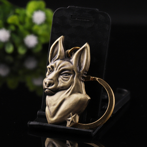 Dog Key Ring Chain Animal Keyring Brass Metal Manufacturers