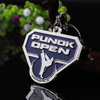 Judo Karate Custom Plush Lanyard Aluminium Keychain