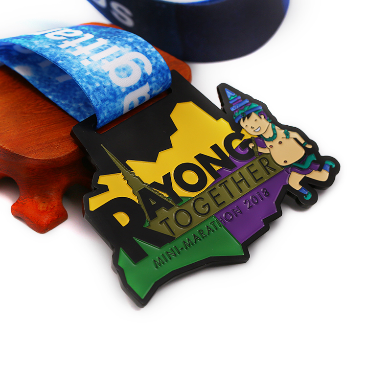 Thailand Custom Cute Blank Mini Marathon Medal