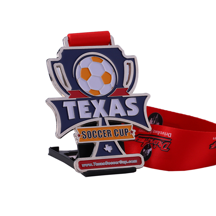 Football Medals Soccer Alloy China Awards Medal for Winner Embossed Medallion
