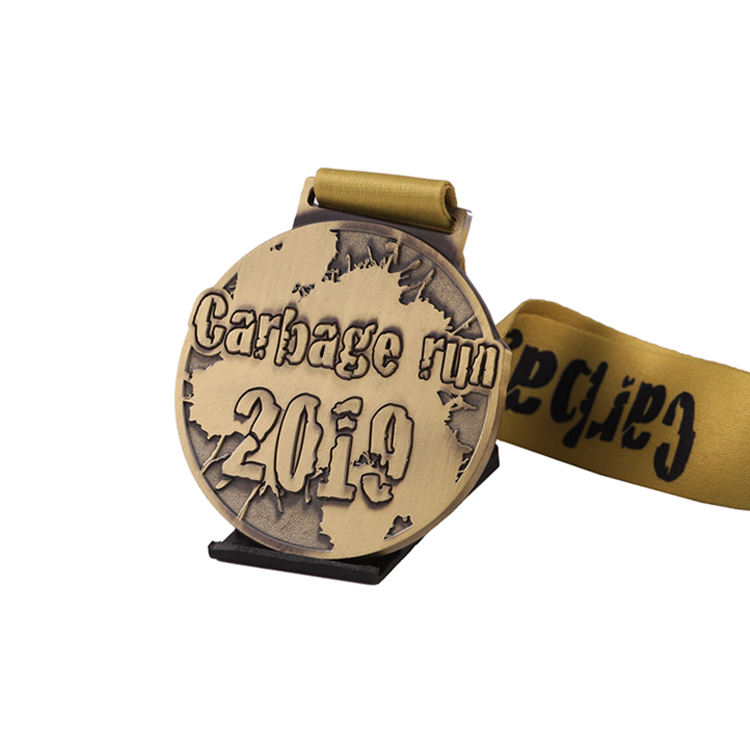 Embossed Metal Award Puzzle Chain Competition Medallion
