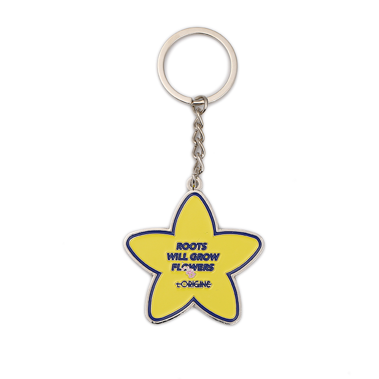 Star Shaped Starfish Keyring Cheap in Bulk Keychain Gift