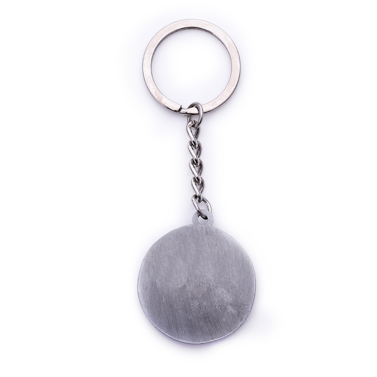 Custom Metal Cast Iron Round Keychains for Cars