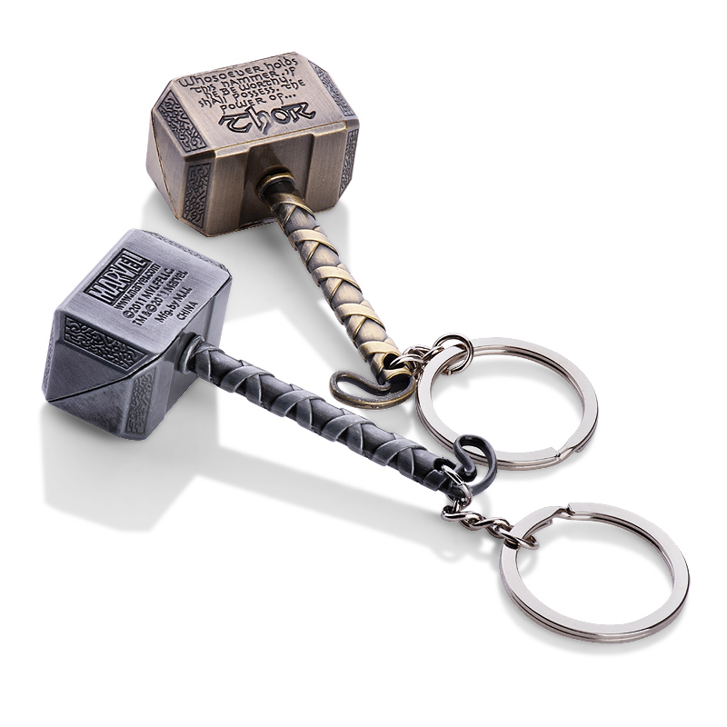 The Avengers Thor's Hammer Metal Quake Keychain For Gift