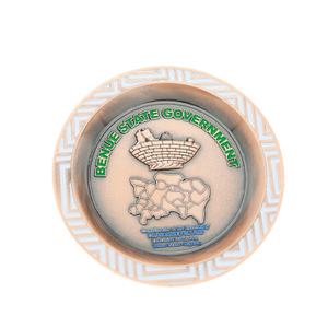High Quality Promotional Metal Plate Custom Logo Souvenir Plate