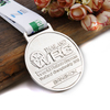 Zinc Alloy Award Metal Souvenir Medal with Ribbon