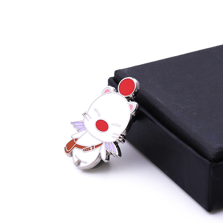 Custom Soft Enamel Cat Shape Gold Lapel Pins