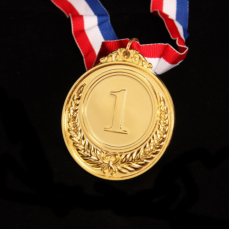 Stock Manufacturer Cheap Blank Gold Award Medal 