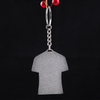 Bule Shirt Beauty Shape Custom Sports Hotel Key Chain 