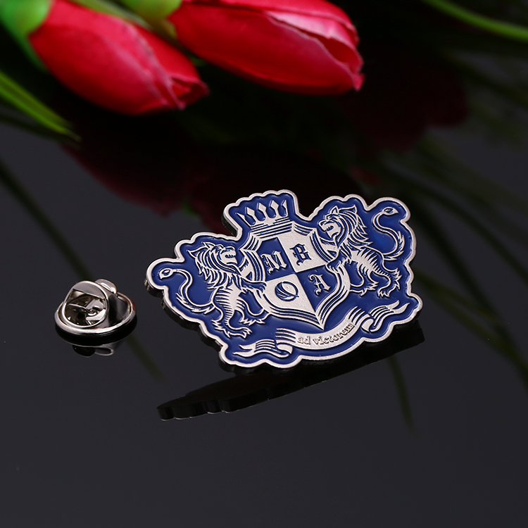 Lions Club Pin Sublimation Emblem Badge