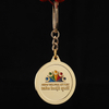Cheap Home Custom Keyring with Trolley Coin Gold