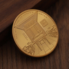 Double Referee Coins Challange Locker Machine Chocolate Coin